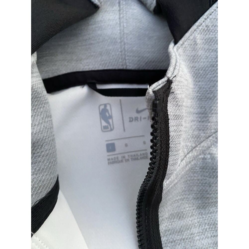 Nike Sacramento Kings Full Zip Showtime Hoodie Size Large Gray - Picture 9 of 12